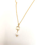 Modern Freshwater pearl dainty  necklace