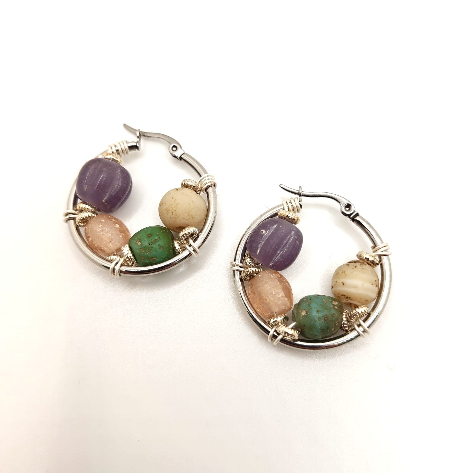 Pretty pastel earrings