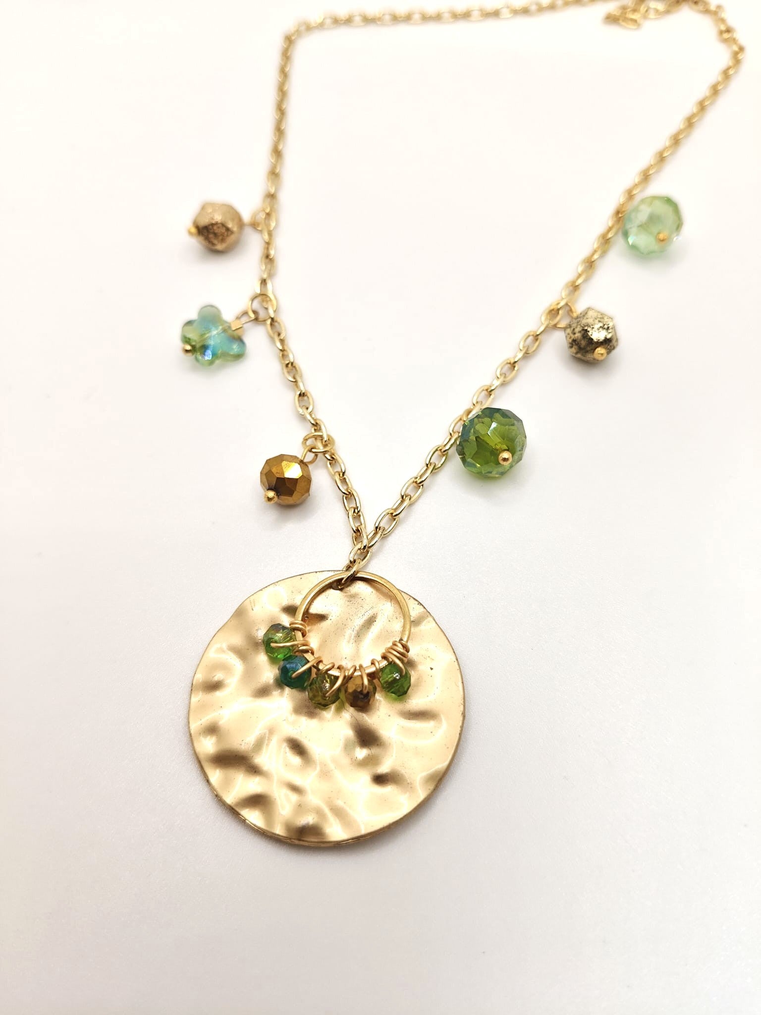 Charm metal necklace