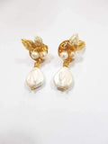 Janine ganutell bridal earrings
